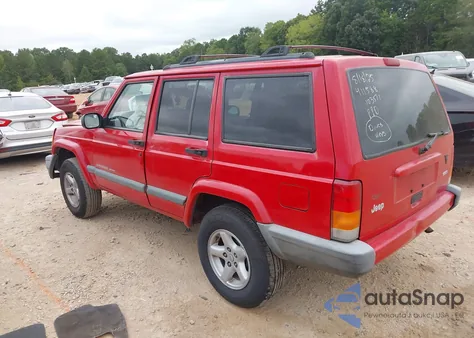 2000 Jeep Cherokee Sport из США, поврежденный, VIN 1J4FT48S4YL103571